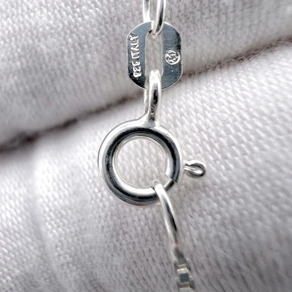 .925 Sterling Silver Lotus Flower Necklace - Picture 13 of 14